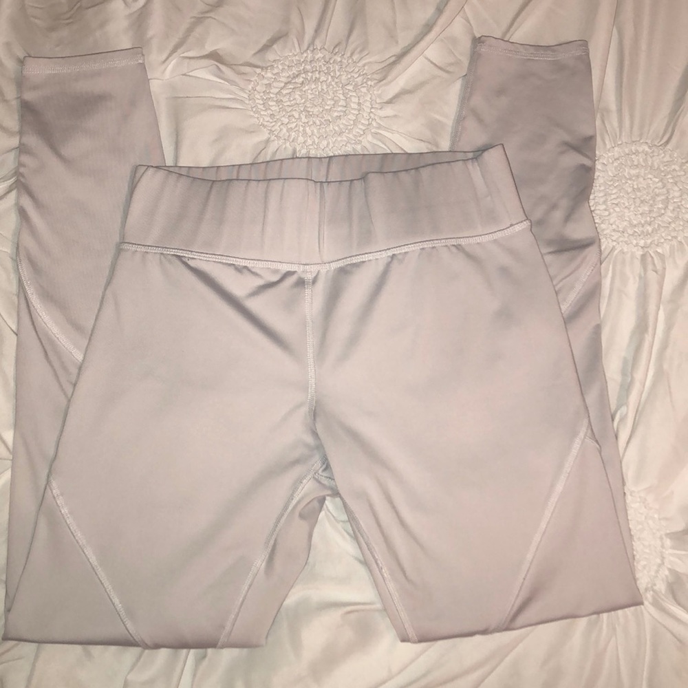F21 white leggings